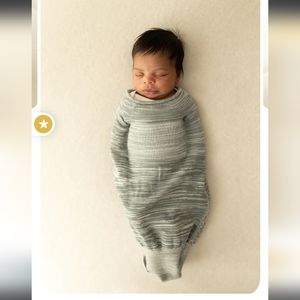 Graceful grey swaddelini baby sleep sack
